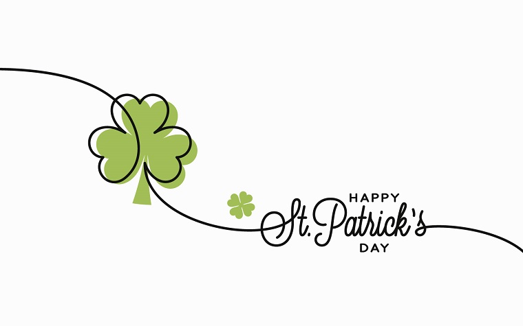 Patrick Day Card. Saint Patrick's Day Banner. Corporate Identity Template.