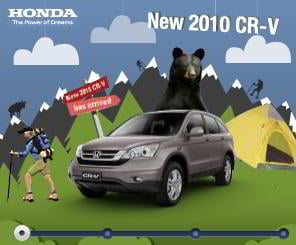 flash banner sample – Honda CRV 2010
