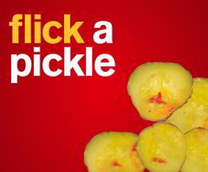 banner flash design – McDonalds Flick A Pickle