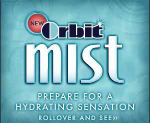 banner flash – Orbit Mist Wettest Gum