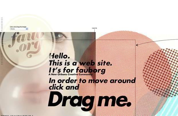 circular website design