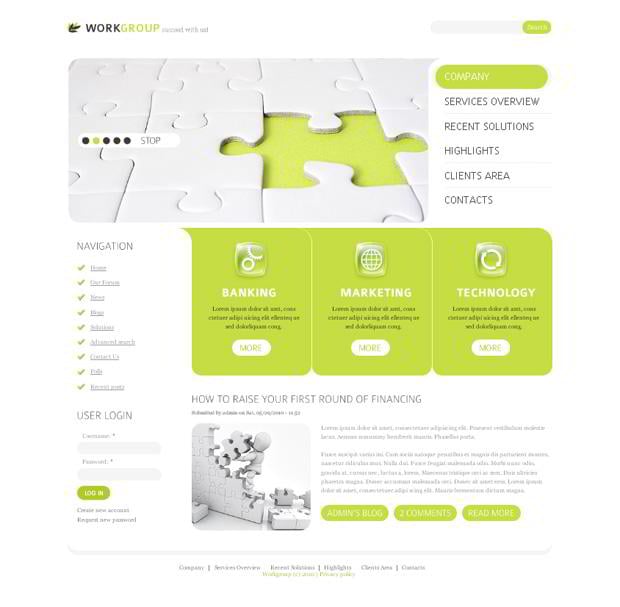 white website designs