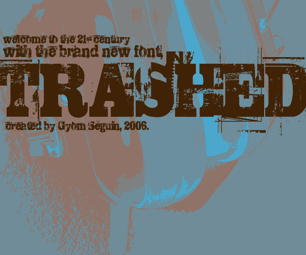 free grunge typography