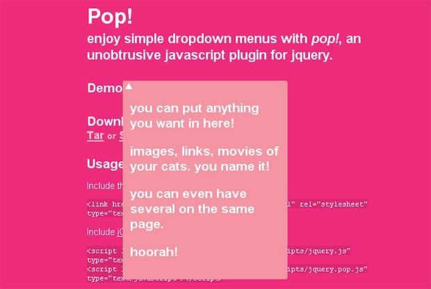 jquery tooltip plugins