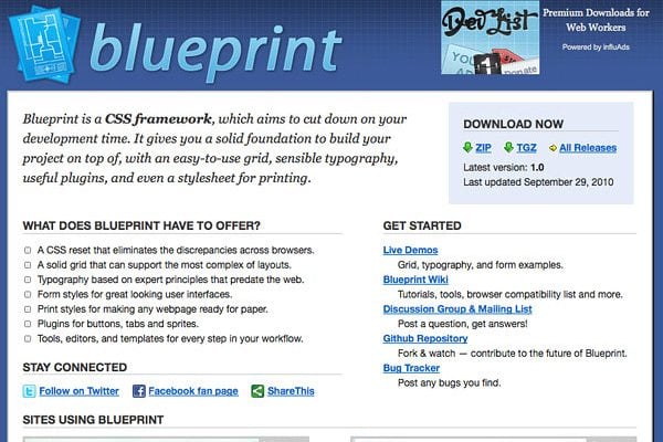 Blueprint CSS grid