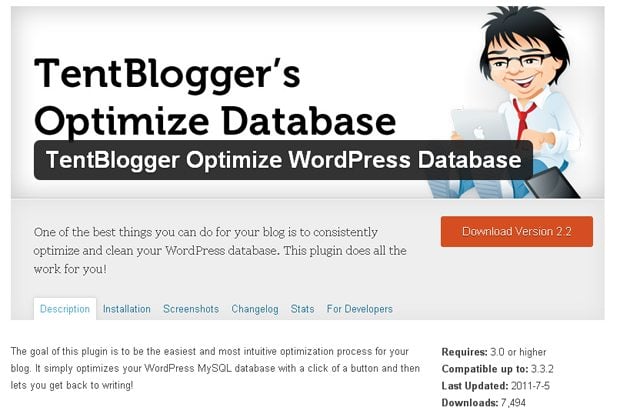 wordpress database plugins