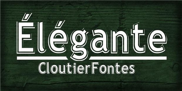 Free Outlined Font