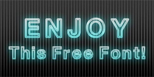 Free Outlined Font