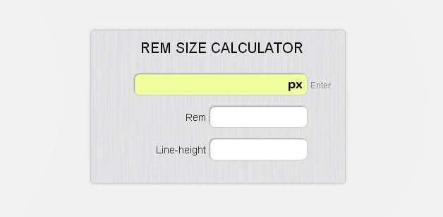 calculators for web designers