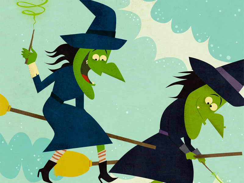 dribbble witches