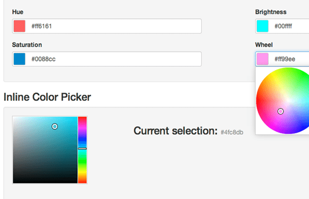 minicolors jquery plugin screenshot tutorial picker
