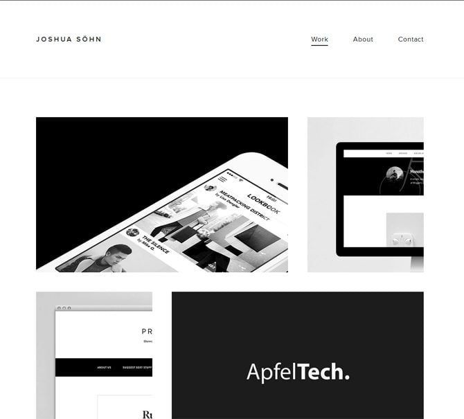 Black & White Web Designs