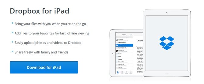 Dropbox for iPad