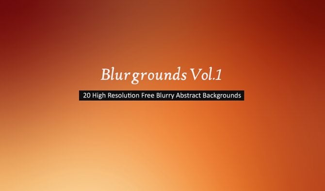Free Blurry Backgrounds