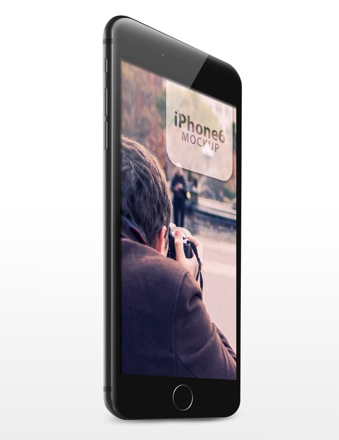 iPhone 6 free PSD Mockup