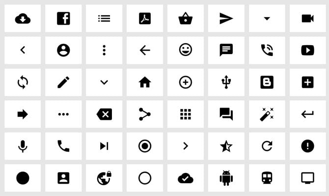 Material Design 423 Icons