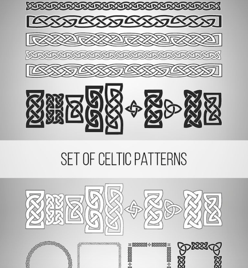 Set of Celtic Pattern