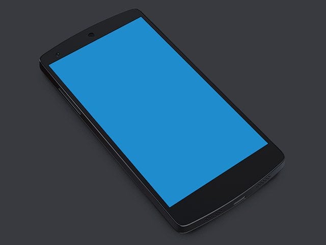 Nexus5 PSD Mockup