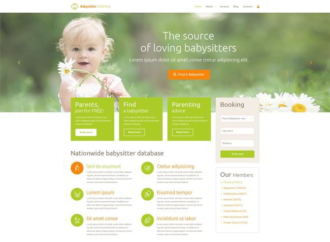 Babysitter-Directory-WordPress-Theme