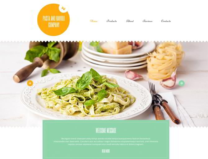 Pasta-and-Ravioli-Company-WordPress-Theme