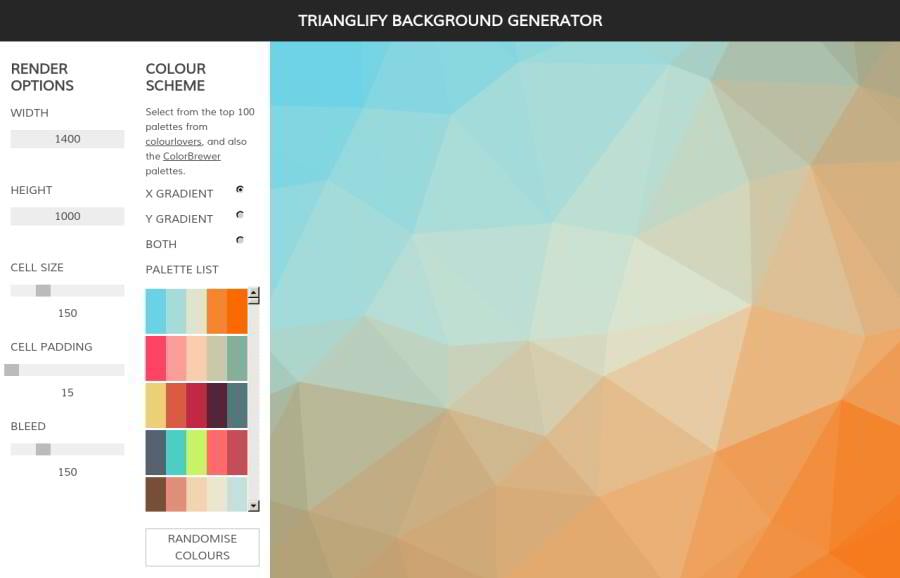 presentation background generator