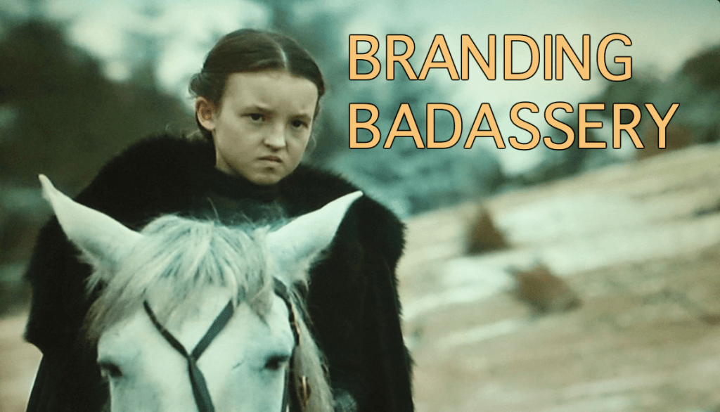Lyanna Mormont from Game of Thrones looking badass AF