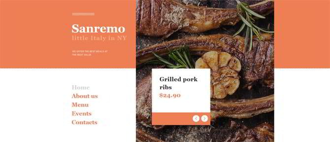 templates for BBQ and Grill restaurants