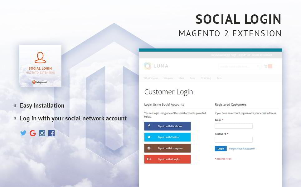 Social Magento Extension