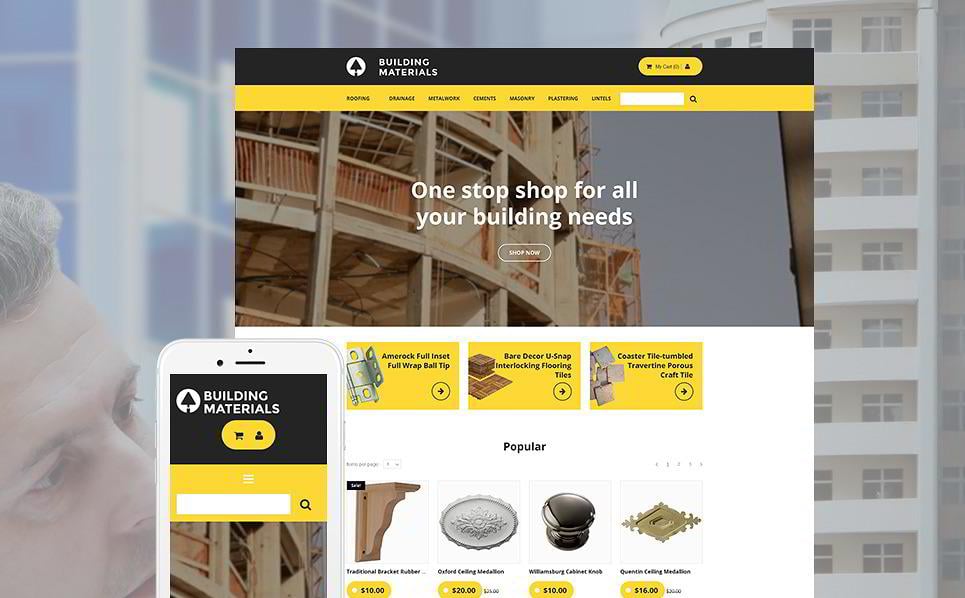 Creating your e-store - building materials