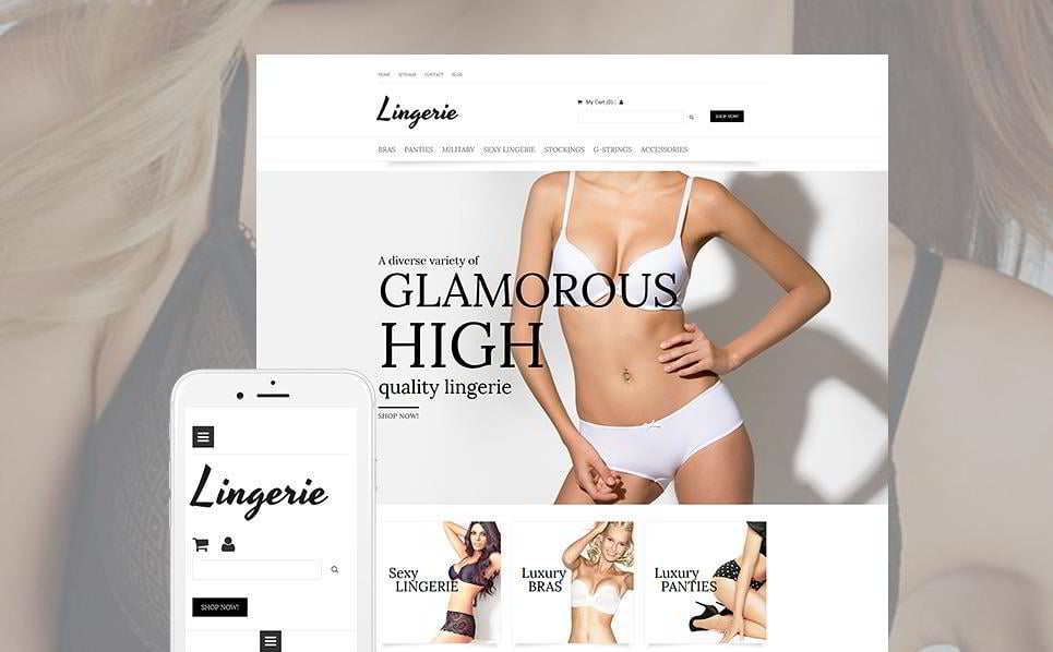 Creating your e-store - lingerie