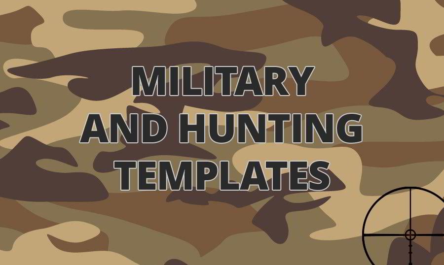 Military and Hunting Website Templates