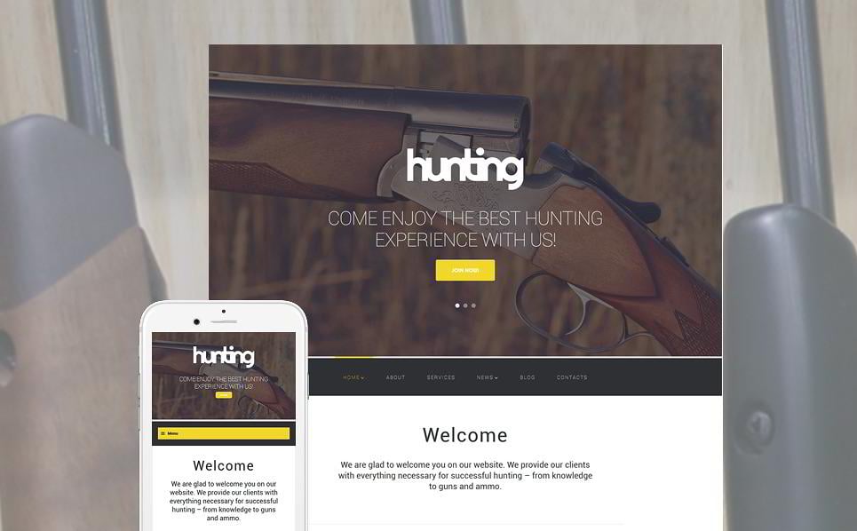 Hunting Club WordPress Theme