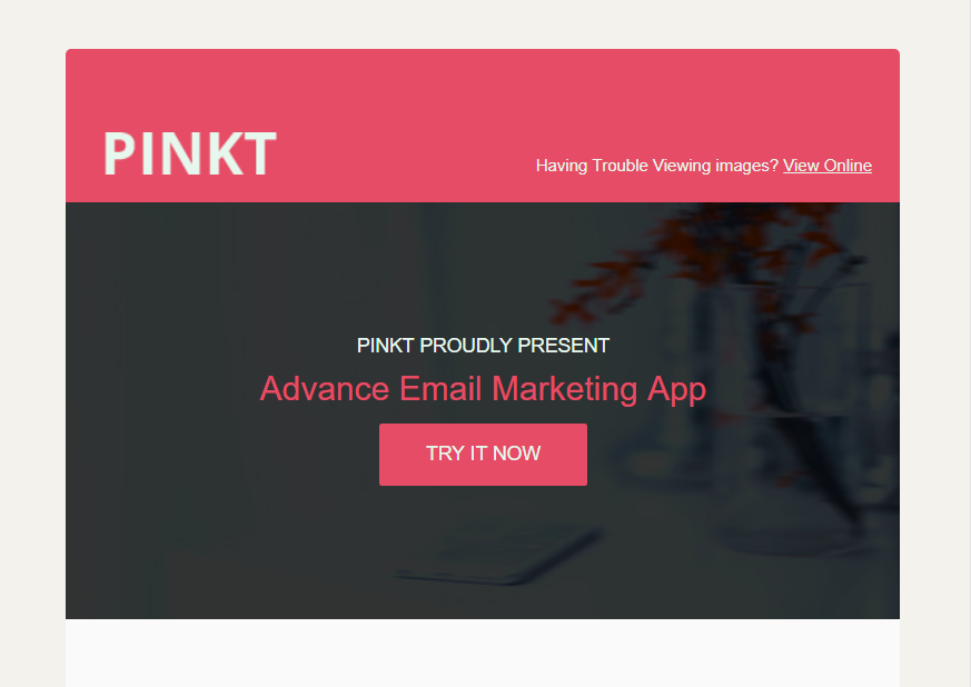 Pinkt - Responsive Newsletter Template