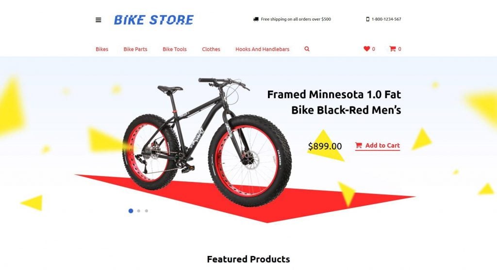 bike web design
