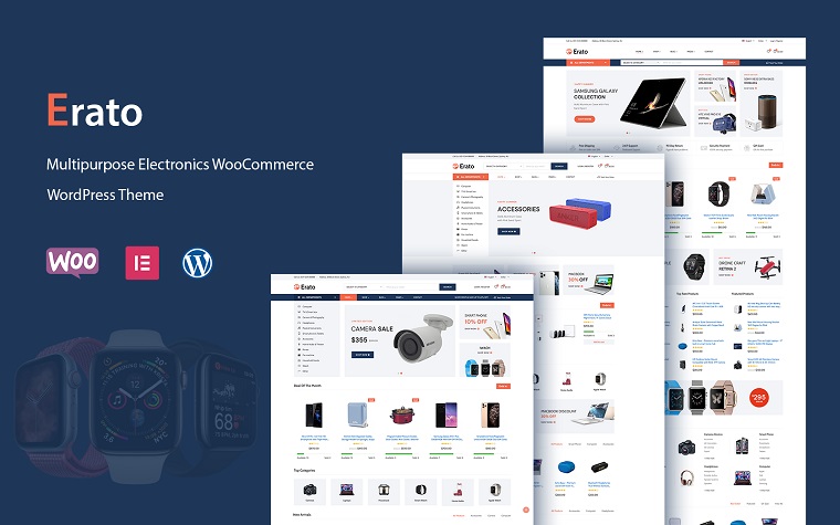 Erato - Multipurpose Electronics WooCommerce WordPress Theme.