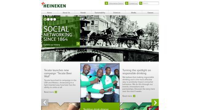 Heineken company website