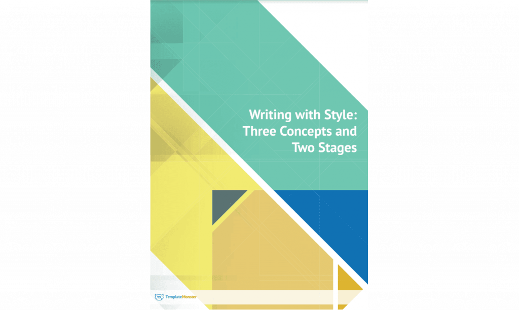 Writing With Style: Three Concepts and Two Stages (book cover)