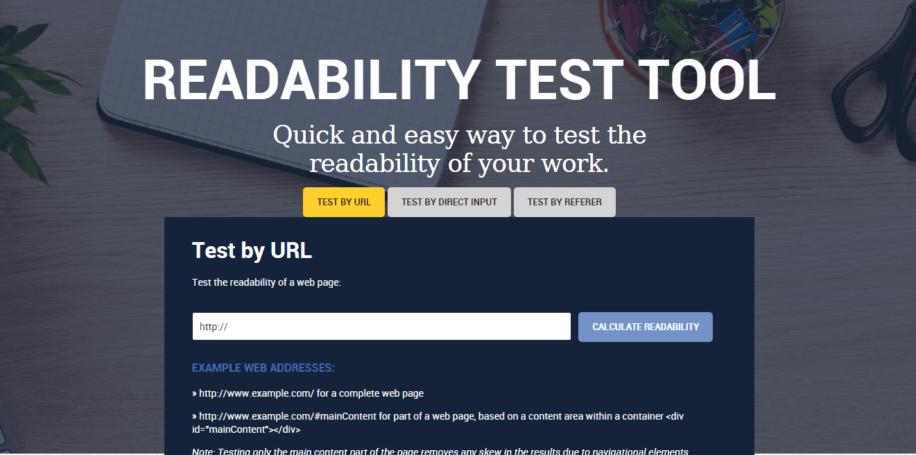 2-readability-test-tool