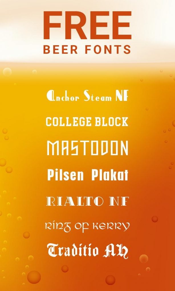 free beer fonts