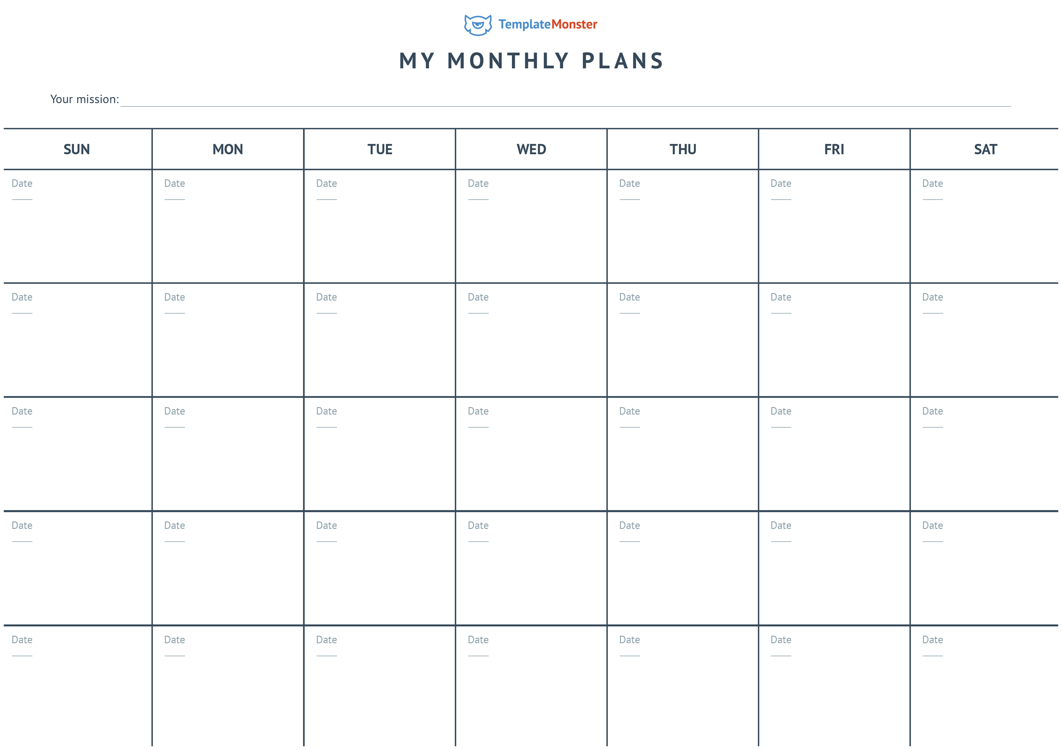 month-plans