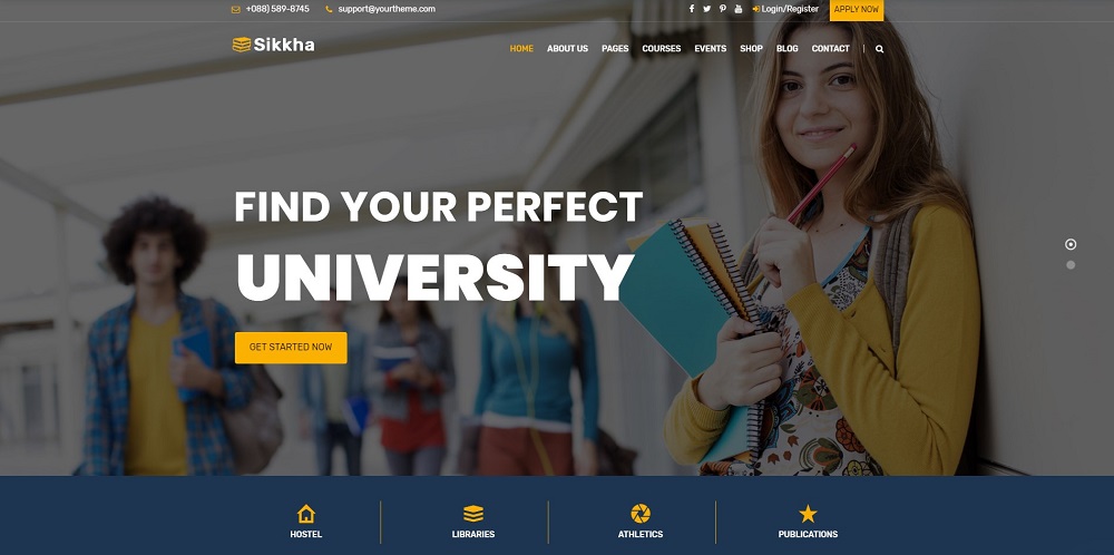 Sikkha - Education & LMS WordPress Theme