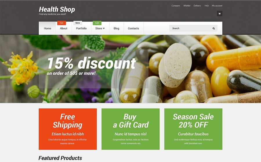 Health Shop WooCommerce Theme