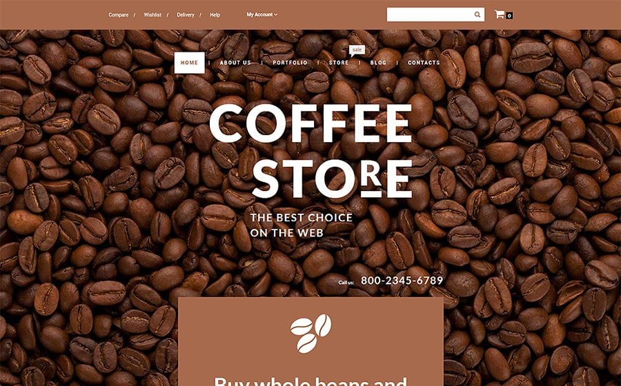 Coffee Store WooCommerce Theme