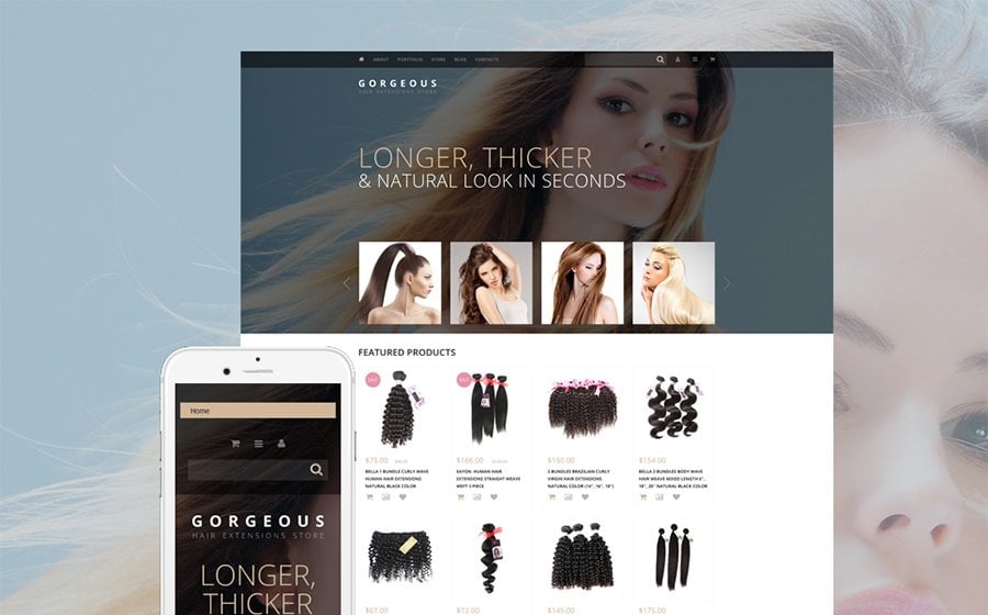 Hair Extensions WooCommerce Theme
