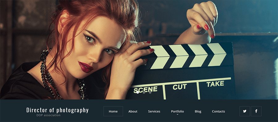Director of Photography WordPress Theme