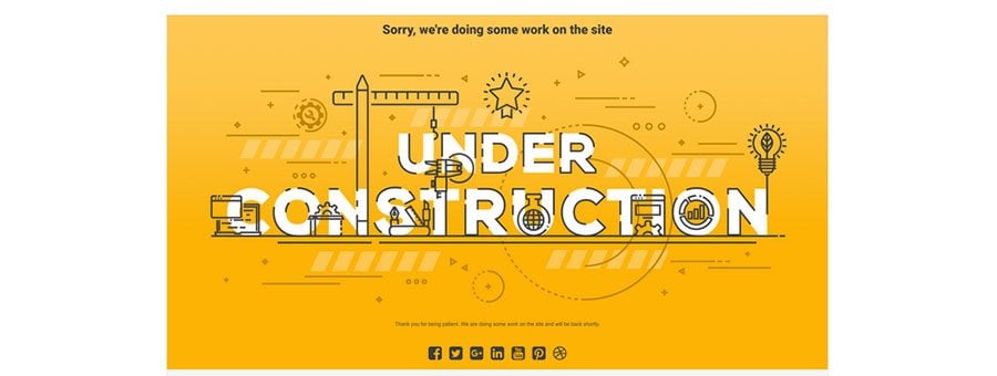 Coming Soon & Under Construction Website Templates: Free and Paid