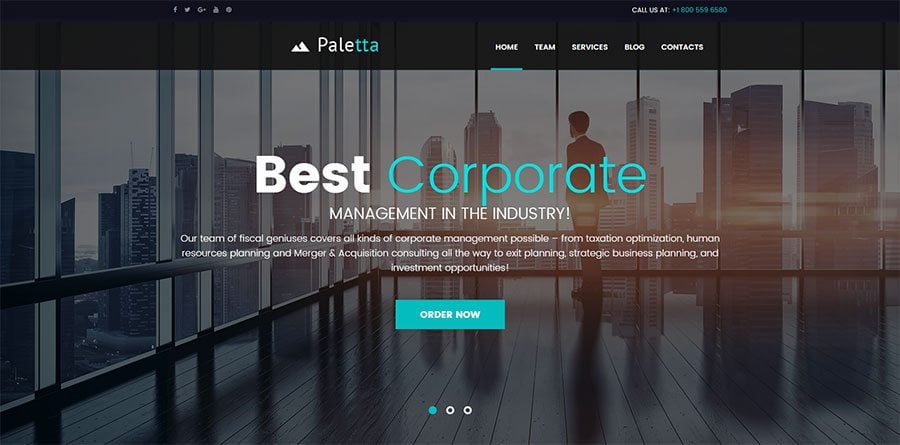 Corporate Consulting WP theme