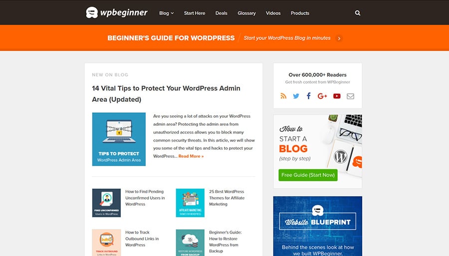 WordPress Blog WPBeginner