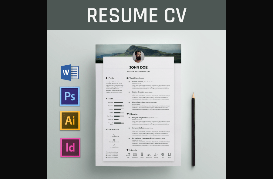 CV template for Word