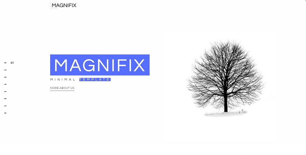Magnifix - Minimal Parallax WordPress Theme